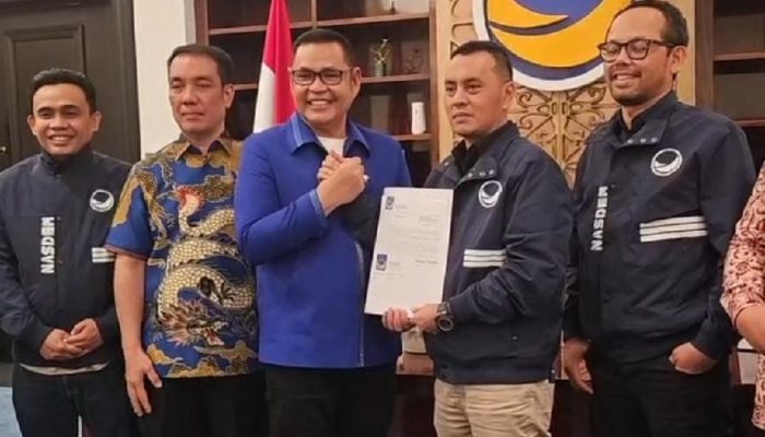 Partai NasDem Beri Epyardi Asda Rekomendasi sebagai Calon Gubernur Sumbar