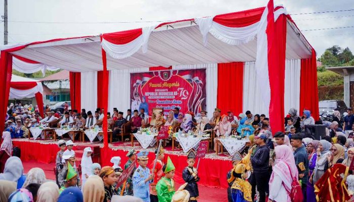 Pawai Alegoris, Meriahkan HUT RI ke-79 di Kabupaten Solok