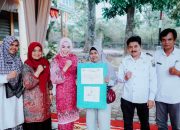 Ketua TP-PKK Kab Solok Hadiri Pemberian Bantuan Pemakaian Air Bersih di Kecamatan Junjung Sirih