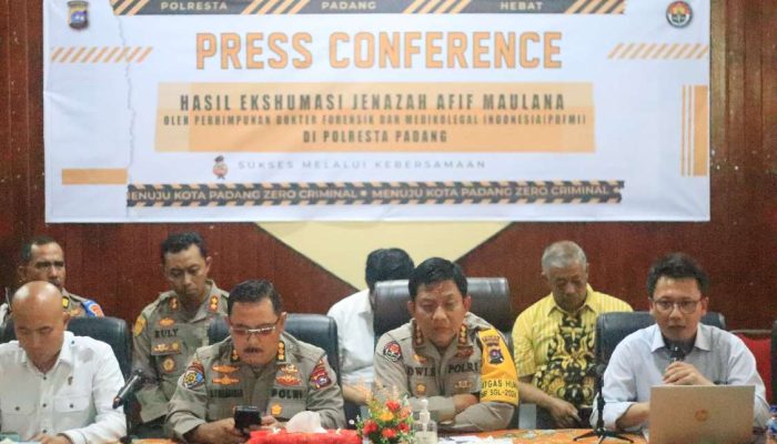 Tim PDFMI Sampaikan Hasil Ekshumasi Jenazah Almarhumah Afif Maulana