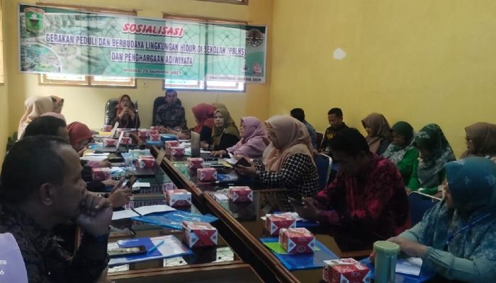 DLH Kabupaten Solok Gelar Sosialisasi Teknis Gerakan Peduli dan Berbudaya Lingkungan Hidup Sekolah