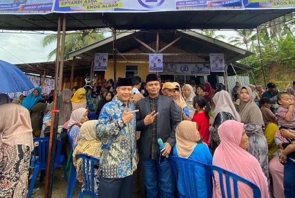Mantan Wabup Solok Yulfadri Nurdin Siap Menangkan Paslon Nomor 2 Emiko-Irwan