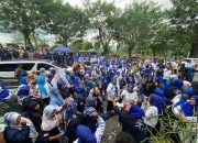 Debat Kandidat kedua, Ratusan Pendukung Emiko-Irwan Afriadi Teriakan Kemenangan Paslon 02