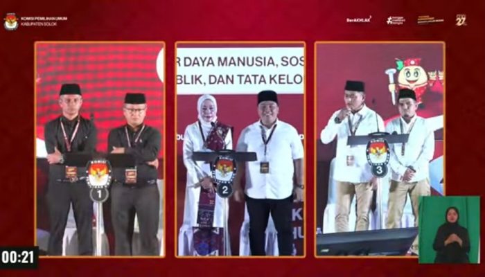 Palson Nomor 2 Bahas Program, Paslon 1 Ajak Main Saham, Paslon 3 Sibuk Protes Moderator
