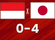 Timnas Indonesia Kembali Kalah Telak 0-4 dari Jepang di Kualifikasi Piala Dunia 2026