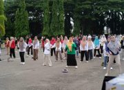 Senam Kebugaran Meriahkan HUT KORPRI ke-53 Berlangsung Sukses