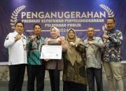 Pemkab Solok Raih Predikat Kepatuhan Pelayanan Publik Terbaik di Sumatera Barat