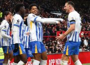 Manchester United Kembali Kalah di Old Trafford: Brighton Hancurkan Harapan dengan Skor 3-1