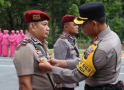 Kapolres Solok Pimpin Serah Terima Jabatan Kasat Reskrim dan Kasat Res Narkoba Polres Solok.