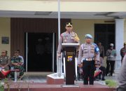Kapolres Solok Pimpin Apel Gelar Pasukan Operasi Keselamatan Singgalang 2025