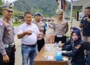 Operasi Keselamatan Singgalang 2025, Polres Solok Pastikan Sopir Bus Bebas Narkoba