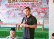 Bupati Solok Hadiri Rakor Pelaku Seni dan Ekonomi Kreatif: “Seni Adalah Identitas Kita yang Harus Dilestarikan”