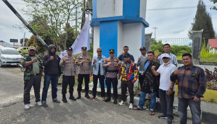 Kapolsek Lembah Gumanti Ajak Tokoh Masyarakat untuk Ciptakan Situasi Aman di Objek Wisata Alahan Panjang Selama Libur Lebaran 2025