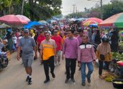 Peringati HUT Nagari Sungai Duo, DPRD Kabupaten Dharmasraya Ikuti Jalan Santai Bersama Masyarakat