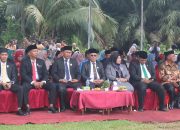 Peringati HUT Ke-21, DPRD Kabupaten Dharmasraya Hadiri Upacara Bendera