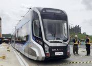 Kereta Tanpa Rel Otonom Kembali ke China Setelah Uji Coba di IKN