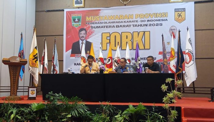 Hafni Hafiz Terpilih Pimpin Sidang Musprof FORKI Sumbar di Padang