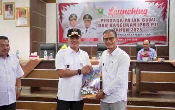 Bupati Solok Resmikan Launching Perdana Pembayaran PBB P2 Tahun 2025