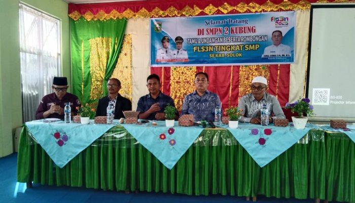 Disdikpora Kabupaten Solok Gelar Festival FLS2N 2025 di SMPN 2 Kubung