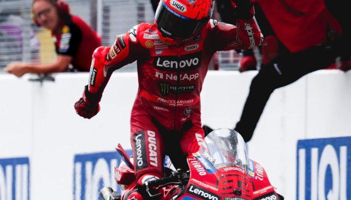 Marc Marquez Dominasi MotoGP Jerman 2025, Alex Marquez dan Bagnaia Lengkapi Podium
