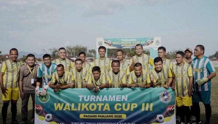 Pemkab Solok Tumbangkan Juara Bertahan Lima Puluh Kota Lewat Adu Penalti di Turnamen Walikota Padang Panjang Cup III