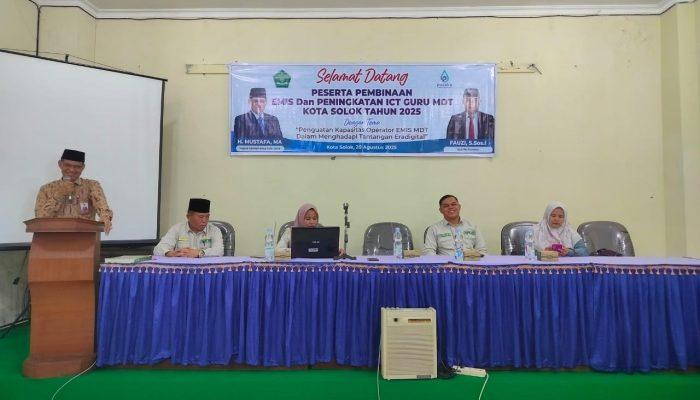 PD Pontren Kemenag Kota Solok Gelar Pembinaan Emis & ICT MDT 2025