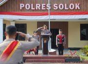 Kapolres Solok Ajak Personel Tingkatkan Semangat, Kekompakan, dan Kesehatan dalam Bertugas