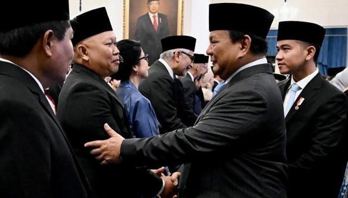 Presiden Prabowo Lantik Sejumlah Kepala dan Wakil Kepala Badan, serta Dubes LBBP RI