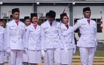 Aksi Heroik Paskibraka Papua Barat Daya: Tetap Tegap Meski Nyaris Pingsan di HUT RI ke-80
