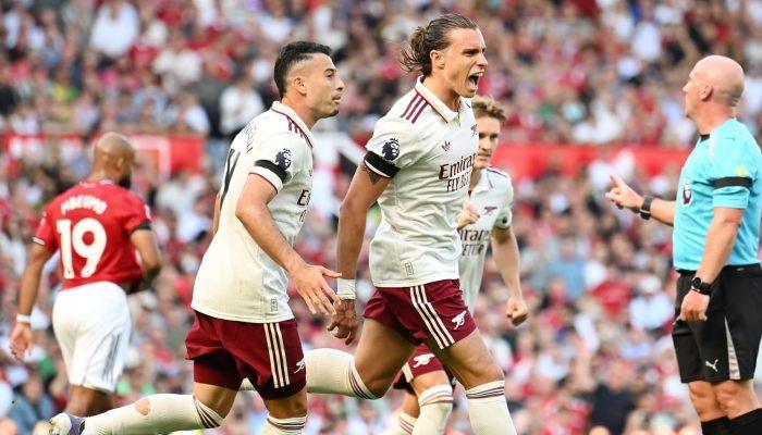 Calafiori Bungkam Old Trafford, Arsenal Taklukkan Manchester United 1-0 di Laga Pembuka Premier League