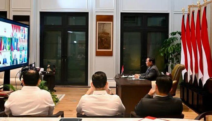 Presiden Prabowo Hadiri BRICS Leaders Virtual Meeting