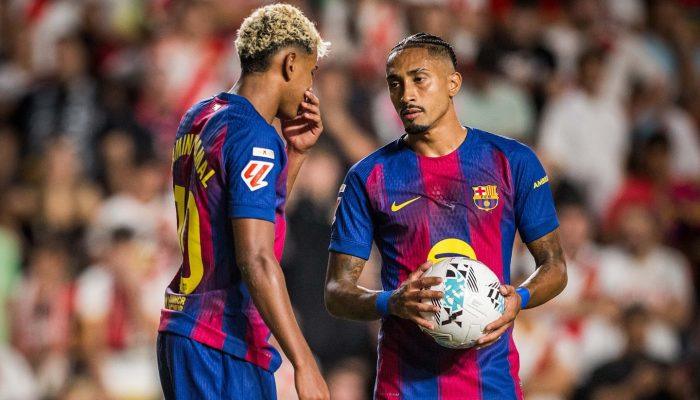 Rayo Vallecano Tahan Imbang Barcelona di Estadio de Vallecas