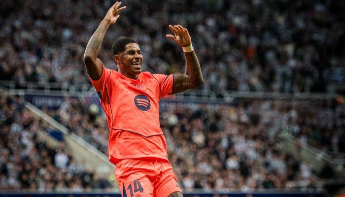 Marcus Rashford Berduel Jadi Penentu, Barcelona Tundukkan Newcastle di St James’ Park