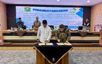 Pemkab Solok dan Kejari Teken MoU Perkuat Tata Kelola Bersih Lewat Program Jaga Nagari