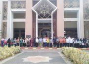 Meriah, Ratusan Santri Kota Solok Ikuti Pawai Sambut HSN Ke-10