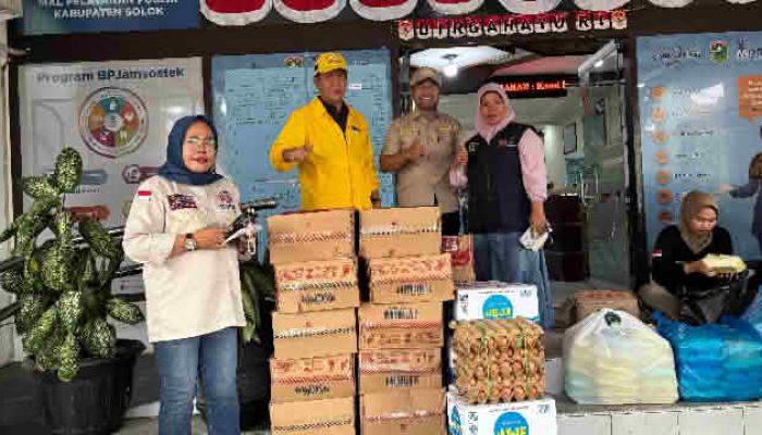 Wakil Ketua DPRD Kabupaten Solok Kunjungi Masyarakat dan Posko Banjir di Koto Baru