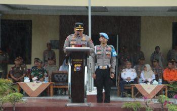Kapolres Solok Pimpin Apel Gabungan Kesiapan Tanggap Darurat Bencana di Kabupaten Solok