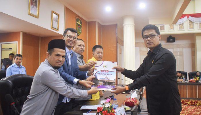 DPRD Kabupaten Solok Sahkan APBD Tahun Anggaran 2026
