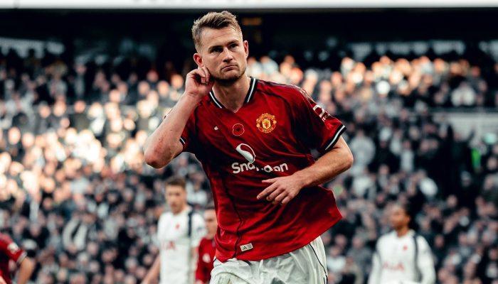 Mbeumo Buka Skor, Tel dan Richarlison Balas, De Ligt Cetak Gol Penyelamat untuk United