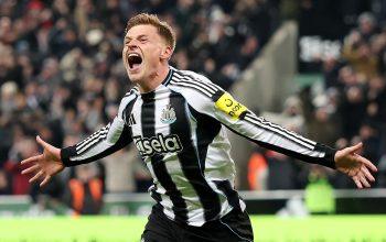 Dua Gol Harvey Barnes Hancurkan Mimpi Man City, Newcastle Menang 2-1