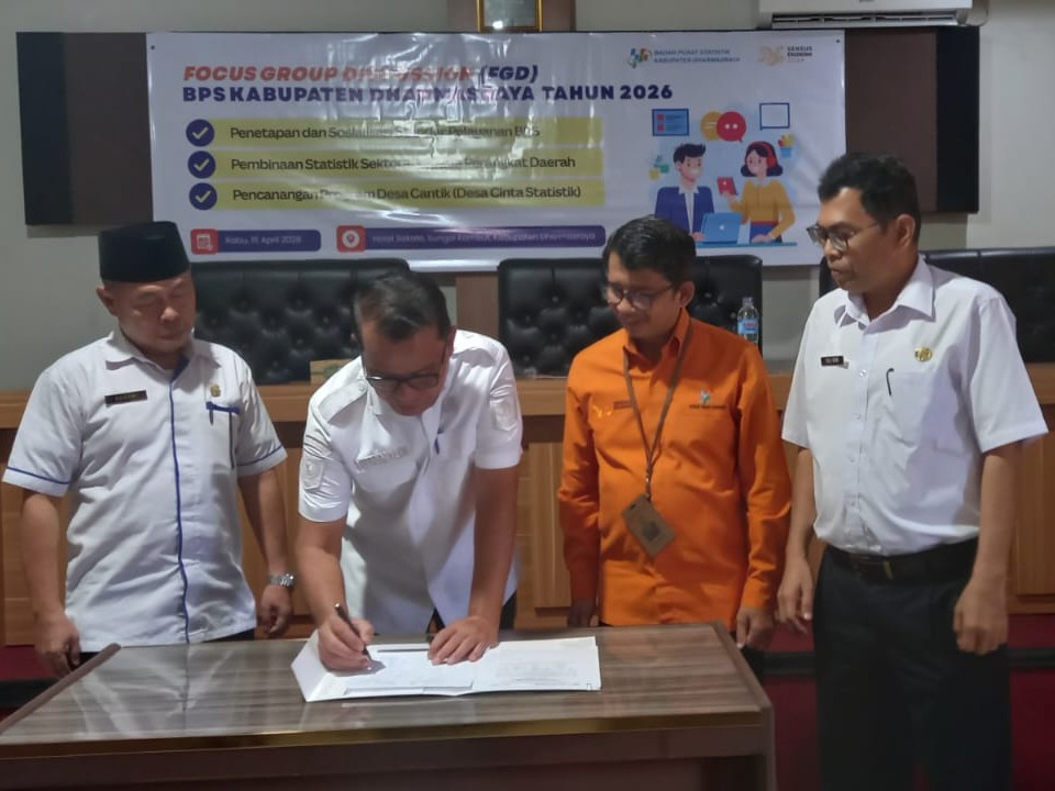 BPS Perkuat Pengelolaan Data Desa Melalui Program Desa Cantik dan FGD di Dharmasraya