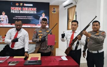 Polres Dharmasraya Ungkap Kasus Narkoba hingga Senjata Api Rakitan, 30 Tersangka Diamankan Sepanjang 2026