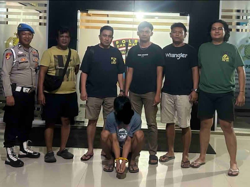 Satreskrim Polres Dharmasraya Amankan Pria Dugaan Persetubuhan Anak