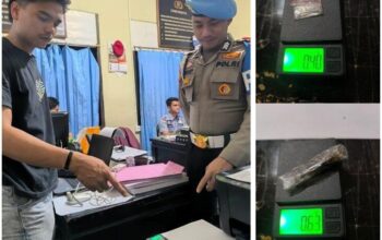 Satresnarkoba Polres Solok Tangkap Terduga Pengedar Sabu dan Ganja di Kubung