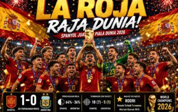 DINASTI BARU! La Roja Raja Dunia: Spanyol Bungkam Argentina di Final Piala Dunia 2026