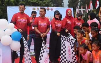 1.360 Peserta Ramaikan Bhayangkara Run Road to Police Women Run 2026 di Solok