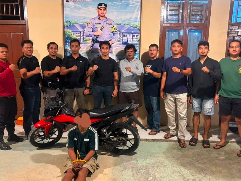 Tim Alang Bateh Polres Dharmasraya Ungkap Curanmor di Koto Besar, AY Alias Sindo Diamankan