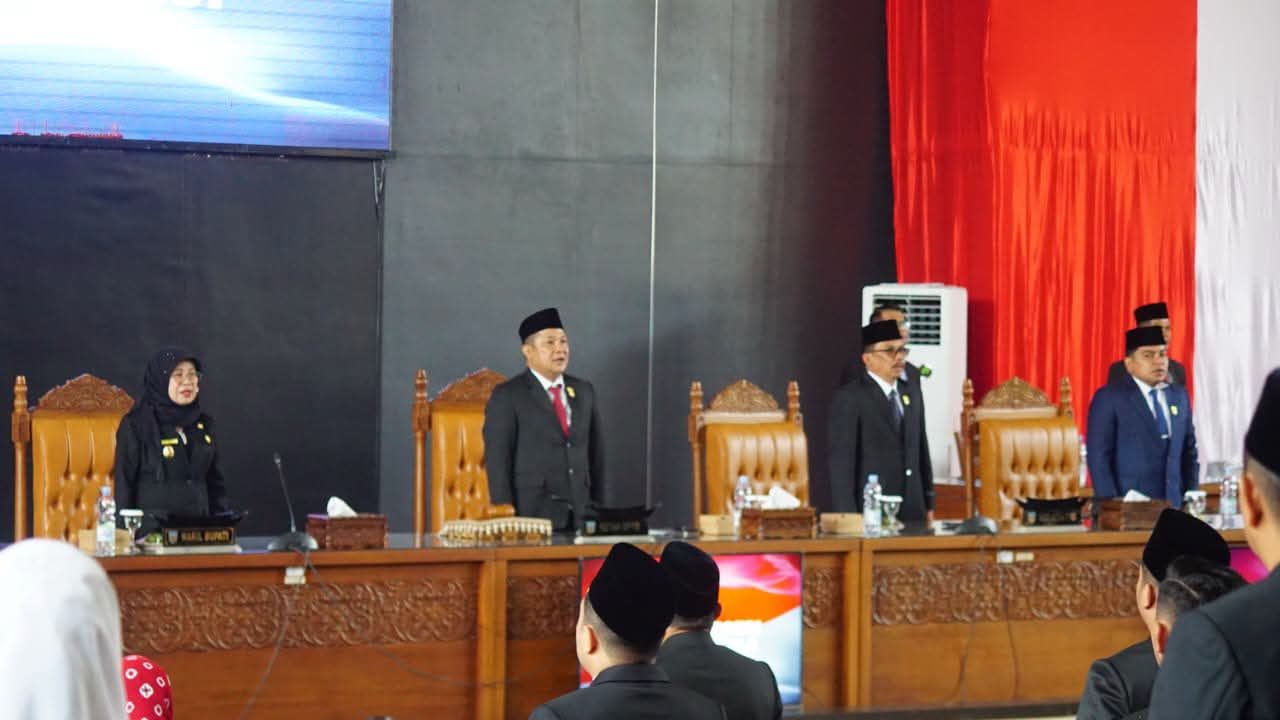 DPRD Dharmasraya Gelar Rapat Paripurna, Simak Pidato Kenegaraan Presiden Prabowo Subianto