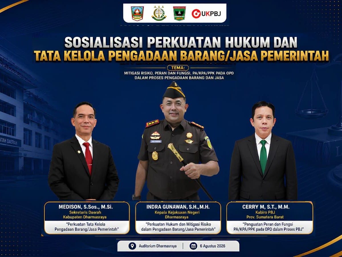 Kajari Dharmasraya Tekankan Mitigasi Risiko dalam Pengadaan Barang dan Jasa