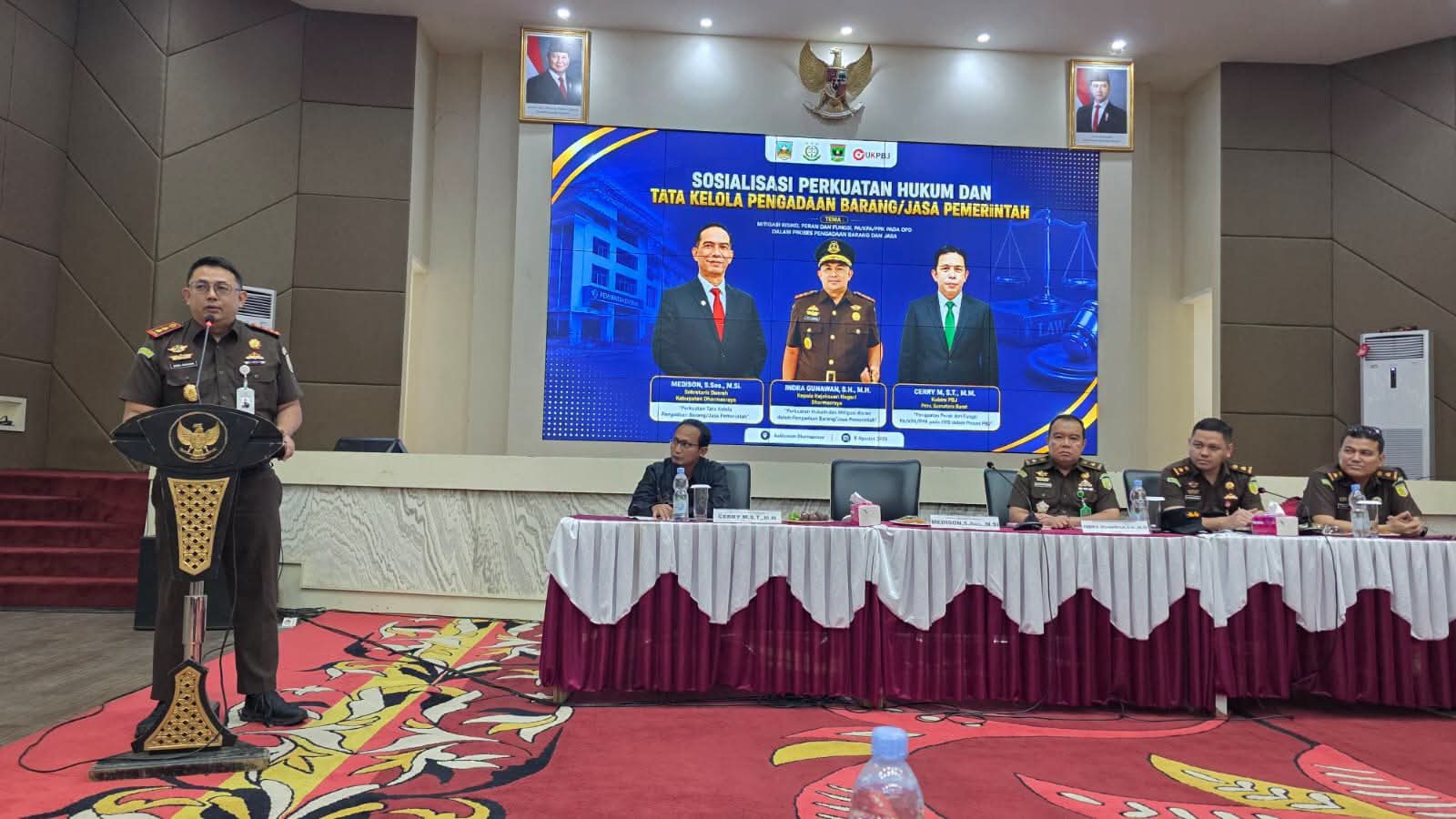 Kajari Dharmasraya Tegaskan Mitigasi Risiko Kunci Pengadaan Barang dan Jasa yang Bersih